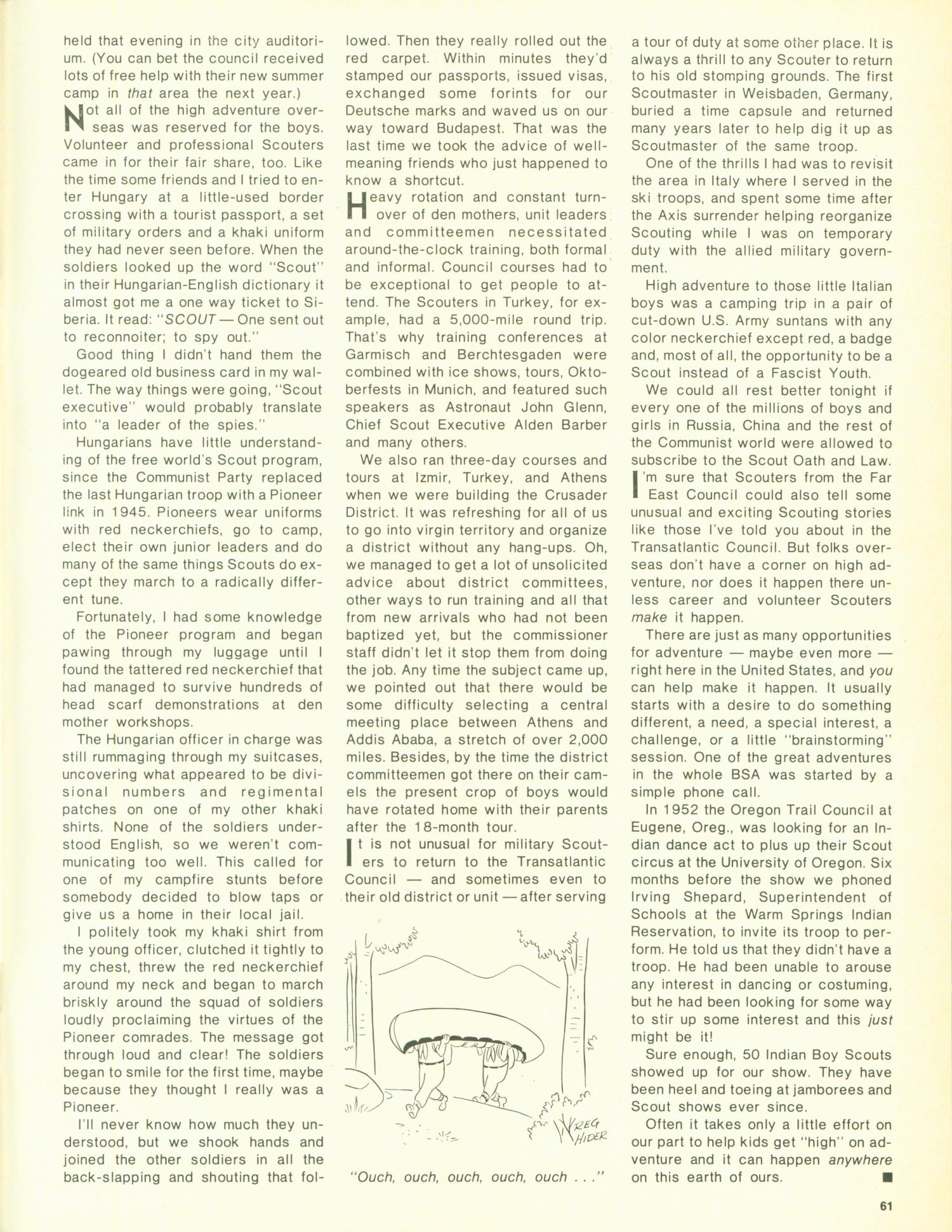 Scouting, Volume 63, Number 1, January-February 1975
                                                
                                                    61
                                                