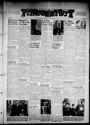 Primary view of object titled 'Claude News (Claude, Tex.), Vol. 57, No. 42, Ed. 1 Friday, June 25, 1948'.