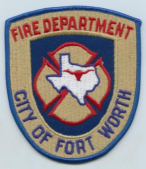 Primary view of object titled '[Fort Worth, Texas Fire Department Patch]'.