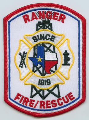 Primary view of object titled '[Ranger, Texas Fire Department Patch]'.