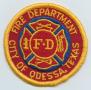 Thumbnail image of item number 1 in: '[Odessa, Texas Fire Department Patch]'.