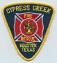 Thumbnail image of item number 1 in: '[Cypress Creek, Texas Fire Department Patch]'.