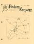 Primary view of Finders Keepers, Volume 9, Number 3, 1992