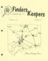 Primary view of Finders Keepers, Volume 13, Number 2, Summer 1996