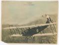 Photograph: [Ormer Locklear on plane wing #2]