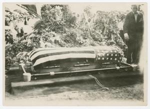 Primary view of object titled '[Locklear's coffin]'.
