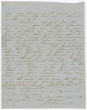 Primary view of object titled '[Last Page from a Letter from Joseph A. Carroll to Celia Carroll]'.