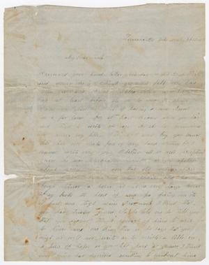 Primary view of object titled '[Letter from Missouri A. Smith to Joseph A. Carroll, February 20, 1859]'.
