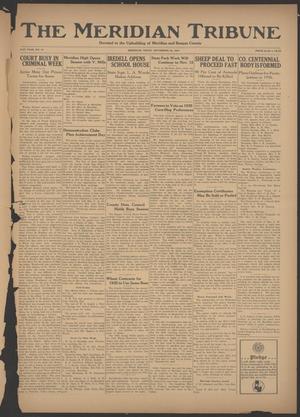 Primary view of object titled 'The Meridian Tribune (Meridian, Tex.), Vol. 41, No. 18, Ed. 1 Friday, September 28, 1934'.