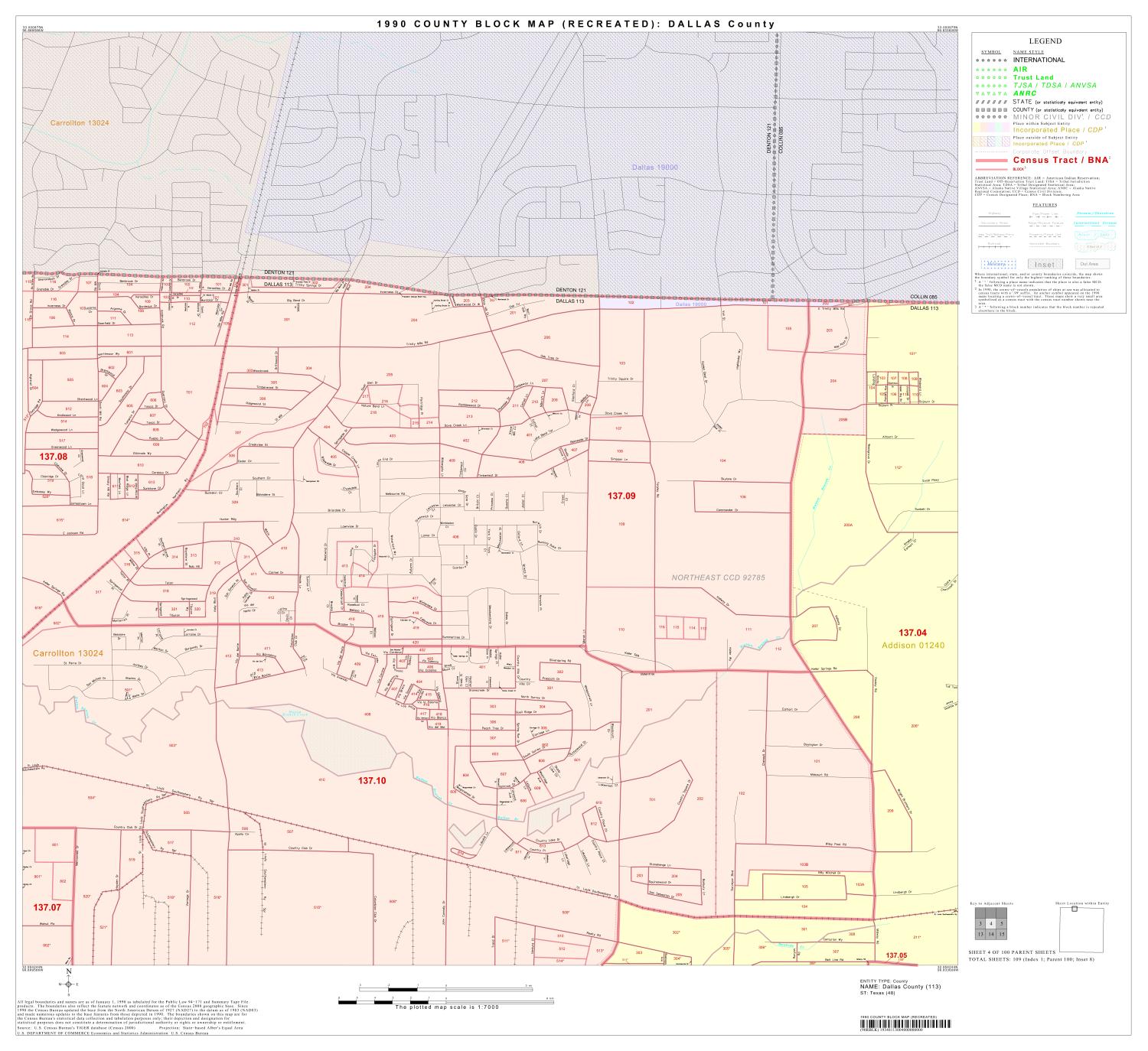 1990 Census County Block Map (Recreated): Dallas County, Block 4
                                                
                                                    [Sequence #]: 1 of 1
                                                