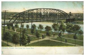 Primary view of object titled 'Waco, Texas. New Bridge over Brazos River.'.