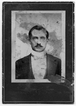 Primary view of object titled 'Man with Mustache and Bowtie'.