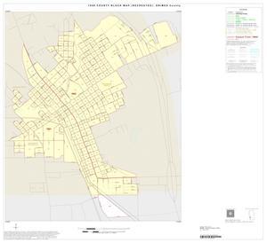 Primary view of object titled '1990 Census County Block Map (Recreated): Grimes County, Inset D01'.