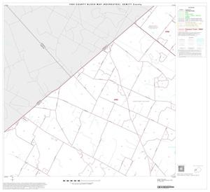 Primary view of object titled '1990 Census County Block Map (Recreated): DeWitt County, Block 9'.