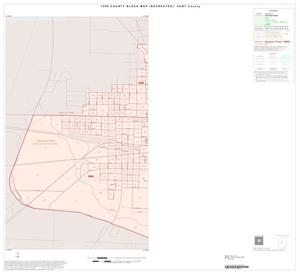 Primary view of object titled '1990 Census County Block Map (Recreated): Hunt County, Inset E01'.