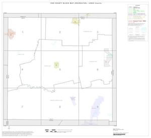 Primary view of object titled '1990 Census County Block Map (Recreated): Jones County, Index'.
