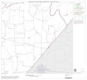 Primary view of object titled '1990 Census County Block Map (Recreated): Fayette County, Block 16'.