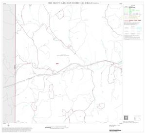 Primary view of object titled '1990 Census County Block Map (Recreated): Kimble County, Block 5'.