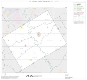Primary view of object titled '1990 Census County Block Map (Recreated): Falls County, Index'.