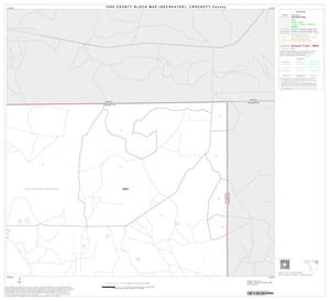 Primary view of object titled '1990 Census County Block Map (Recreated): Crockett County, Block 7'.