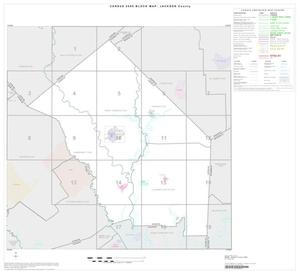 Primary view of object titled '2000 Census County Block Map: Jackson County, Index'.