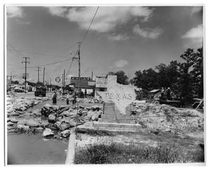 Primary view of object titled '[Photograph of Flooded Street]'.