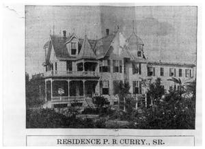 Primary view of object titled '[P.B. Curry, Sr. Residence]'.