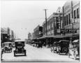 Thumbnail image of item number 1 in: '[Early Street Scene in Orange, Texas]'.