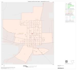 Primary view of object titled '2000 Census County Block Map: Anderson County, Inset A01'.