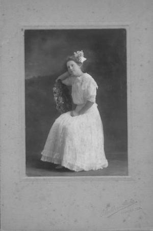 Primary view of object titled '[Lizzie Wessendorff as a young girl, c. 1910.]'.