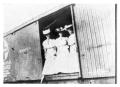Photograph: Three Women in a Railroad Car