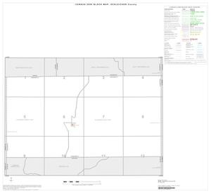 Primary view of object titled '2000 Census County Block Map: Schleicher County, Index'.