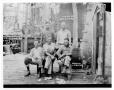 Photograph: [Five Men on a Platform in Orangefield]