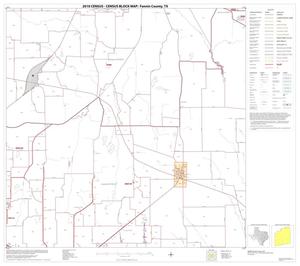 Primary view of object titled '2010 Census County Block Map: Fannin County, Block 13'.