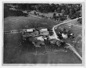 Primary view of object titled '[Aerial view of farm]'.