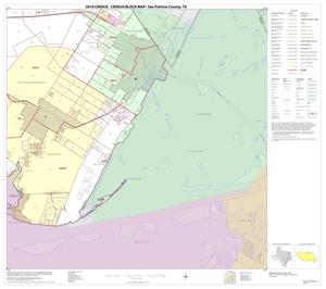 Primary view of object titled '2010 Census County Block Map: San Patricio County, Block 16'.