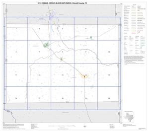 Primary view of object titled '2010 Census County Block Map: Dimmit County, Index'.