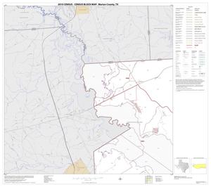 Primary view of object titled '2010 Census County Block Map: Marion County, Block 1'.