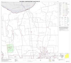 Primary view of object titled '2010 Census County Block Map: Fannin County, Block 5'.