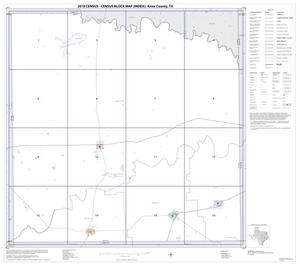 Primary view of object titled '2010 Census County Block Map: Knox County, Index'.