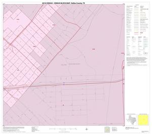 Primary view of object titled '2010 Census County Block Map: Dallas County, Inset K03'.