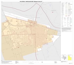 Primary view of object titled '2010 Census County Block Map: Wilbarger County, Inset A01'.