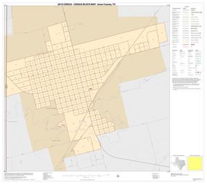 Primary view of object titled '2010 Census County Block Map: Jones County, Inset A01'.