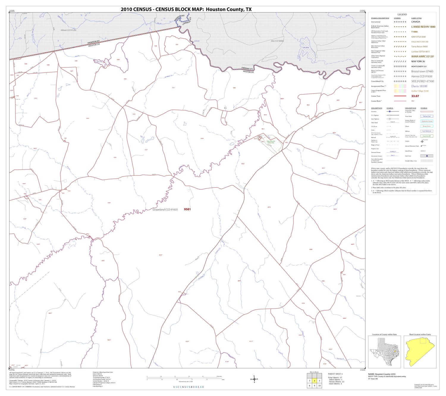 2010 Census County Block Map: Houston County, Block 4
                                                
                                                    [Sequence #]: 1 of 1
                                                