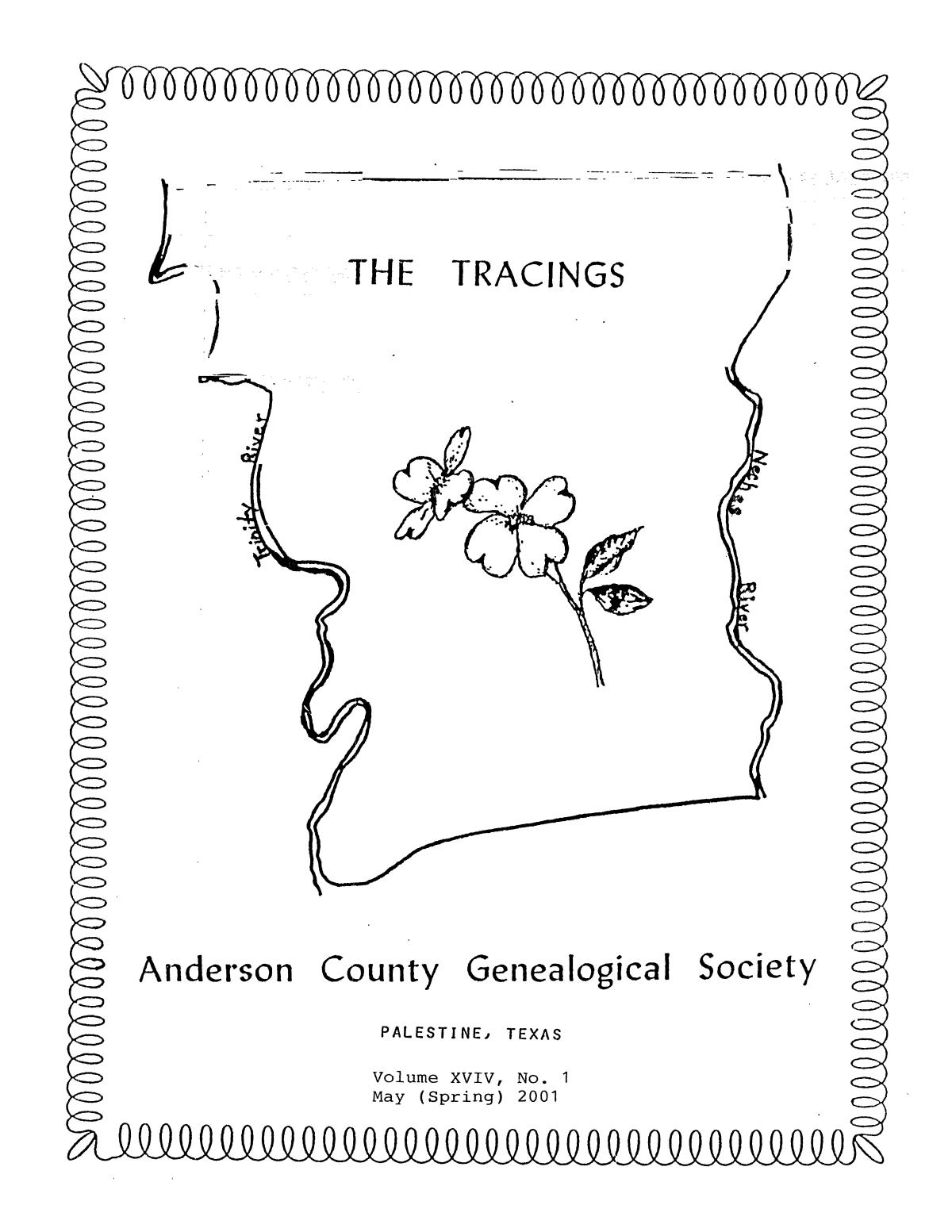 The Tracings, Volume 19, Number 1, May 2001
                                                
                                                    Front Cover
                                                