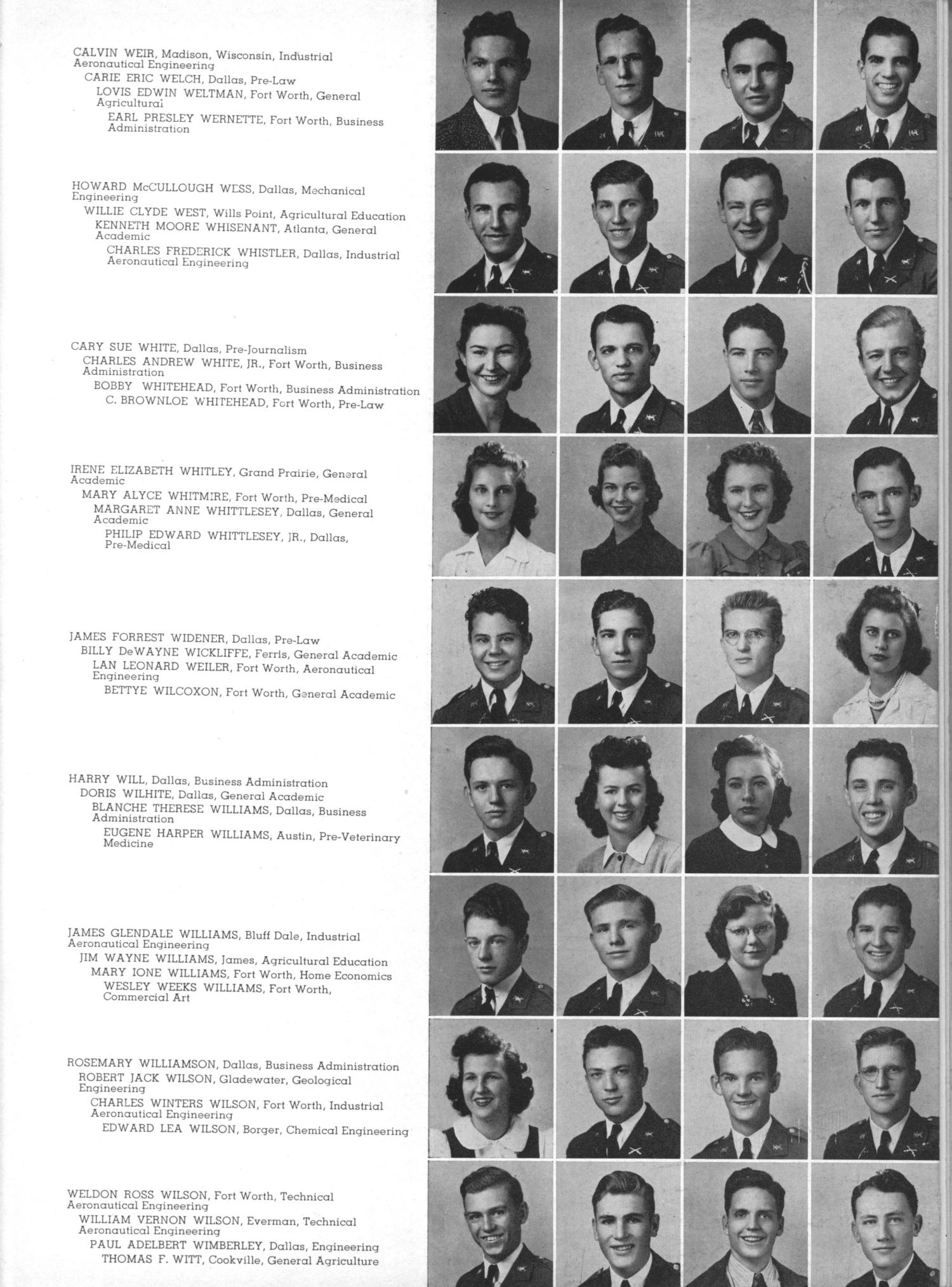 The Junior Aggie, Yearbook of North Texas Agricultural College, 1941
                                                
                                                    65
                                                