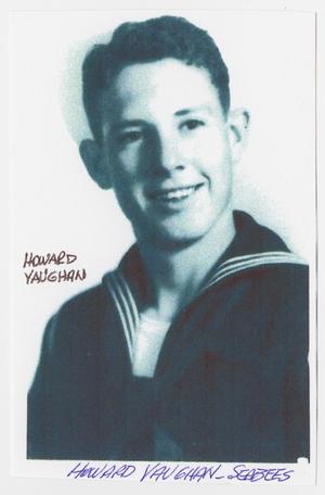 Primary view of object titled '[Howard Vaughan, U. S. Navy Seabees]'.