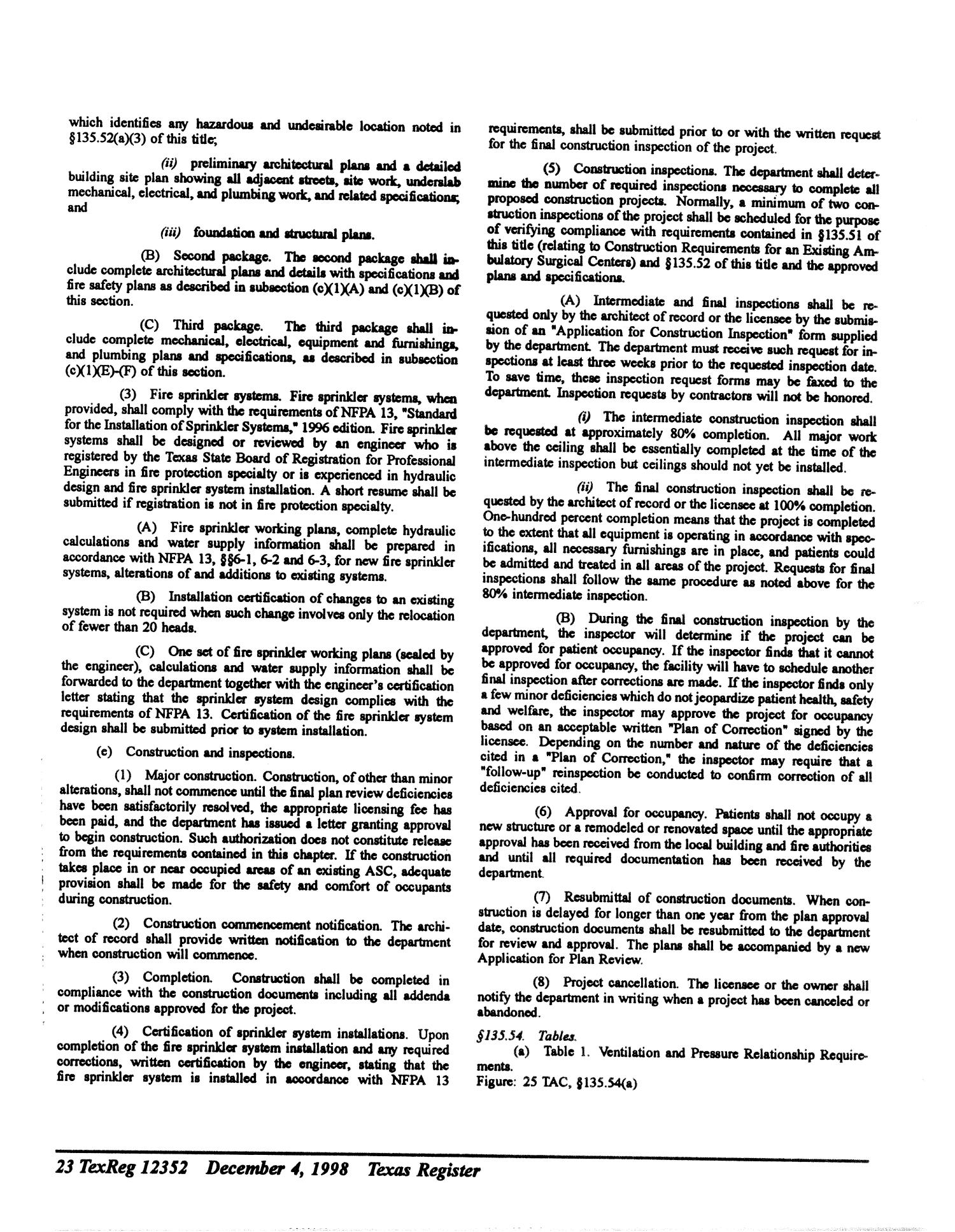Texas Register, Volume 23, Number 49, Part III, Pages 12311-12450, December 4, 1998
                                                
                                                    12352
                                                