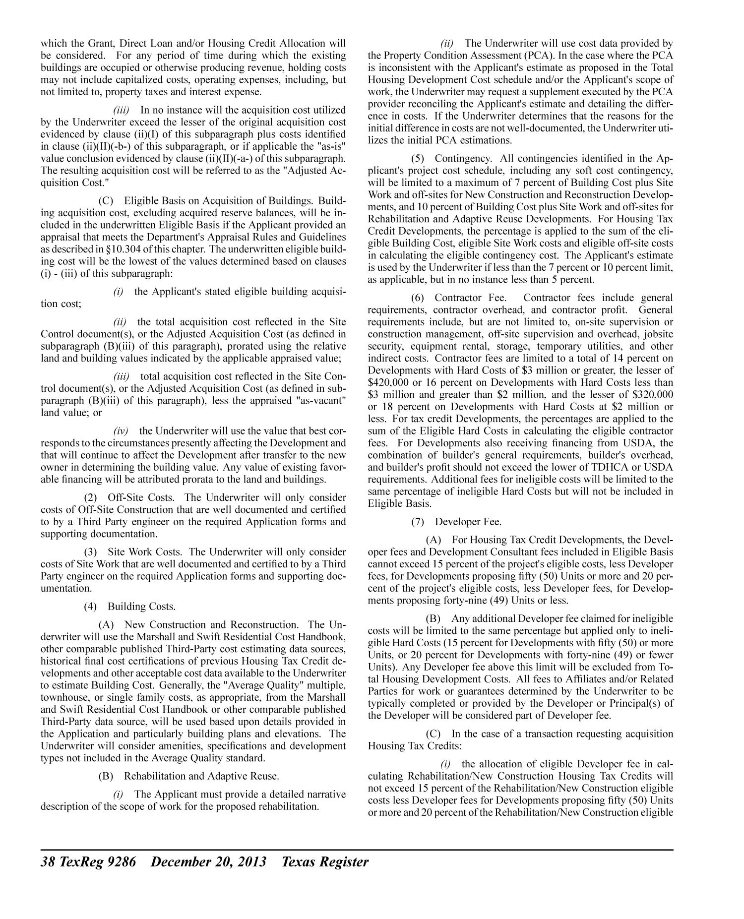 Texas Register, Volume 38, Number 51, Pages 9155-9408, December 20, 2013
                                                
                                                    9286
                                                