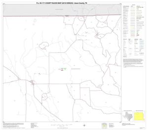 Primary view of object titled 'P.L. 94-171 County Block Map (2010 Census): Llano County, Block 2'.
